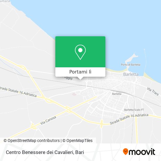 Mappa Centro Benessere dei Cavalieri