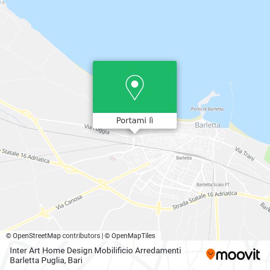 Mappa Inter Art Home Design Mobilificio Arredamenti Barletta Puglia
