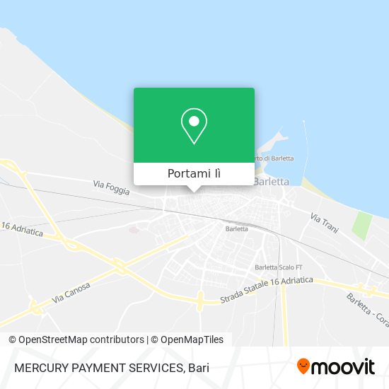 Mappa MERCURY PAYMENT SERVICES