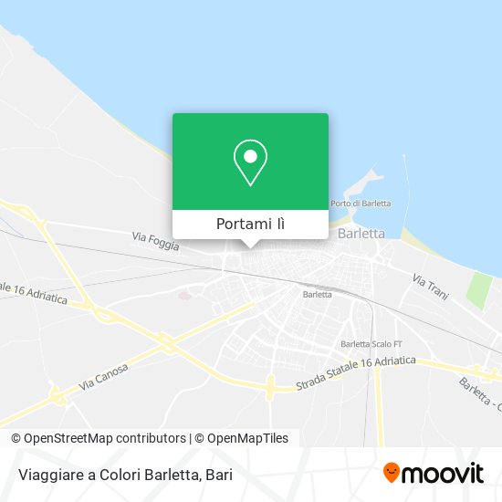 Mappa Viaggiare a Colori Barletta