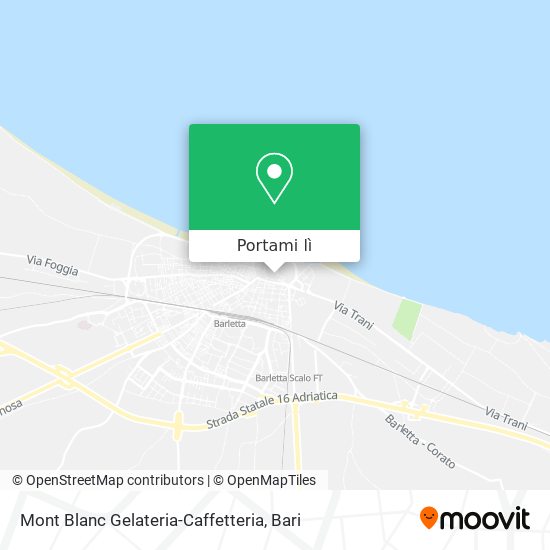 Mappa Mont Blanc Gelateria-Caffetteria