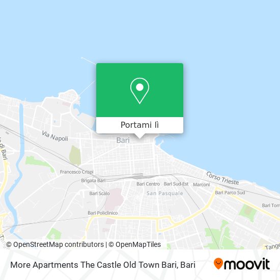 Mappa More Apartments The Castle Old Town Bari