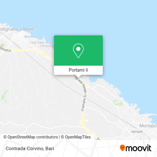 Mappa Contrada Corvino