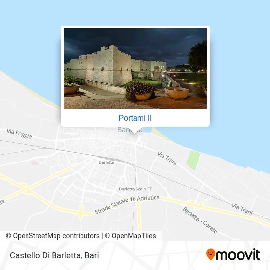 Mappa Castello Di Barletta