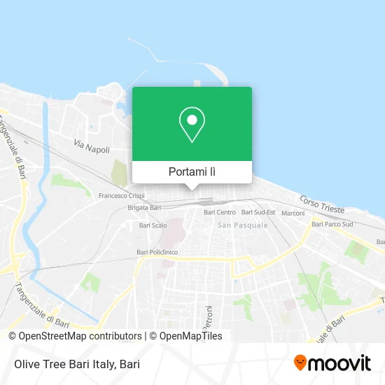 Mappa Olive Tree Bari Italy