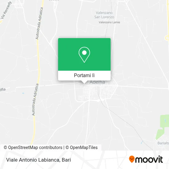 Mappa Viale Antonio Labianca
