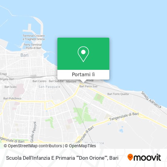 Mappa Scuola Dell'Infanzia E Primaria ""Don Orione""