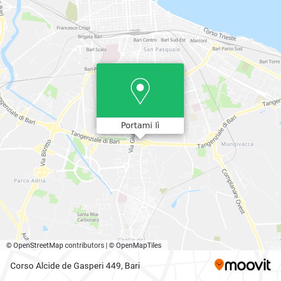 Mappa Corso Alcide de Gasperi  449