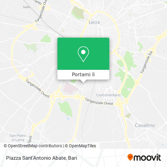 Mappa Piazza Sant'Antonio Abate