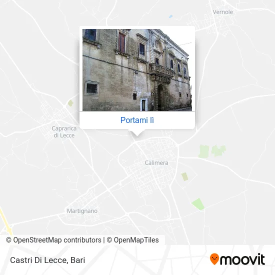 Mappa Castri Di Lecce