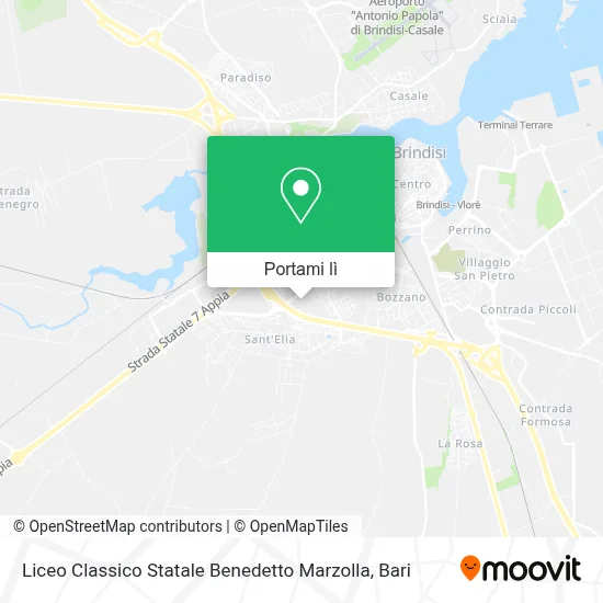 Mappa Liceo Classico Statale Benedetto Marzolla