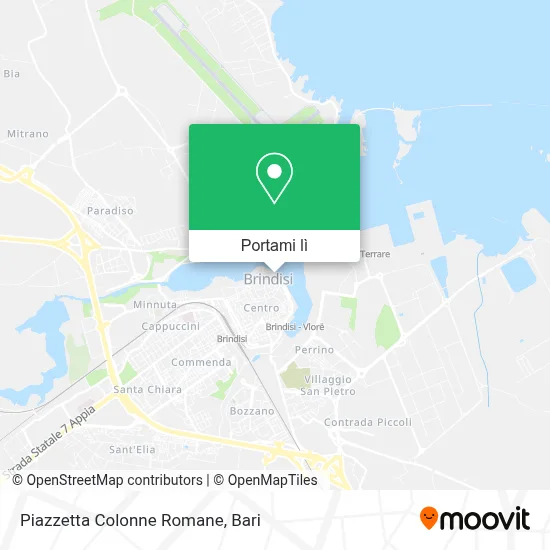 Mappa Piazzetta Colonne Romane