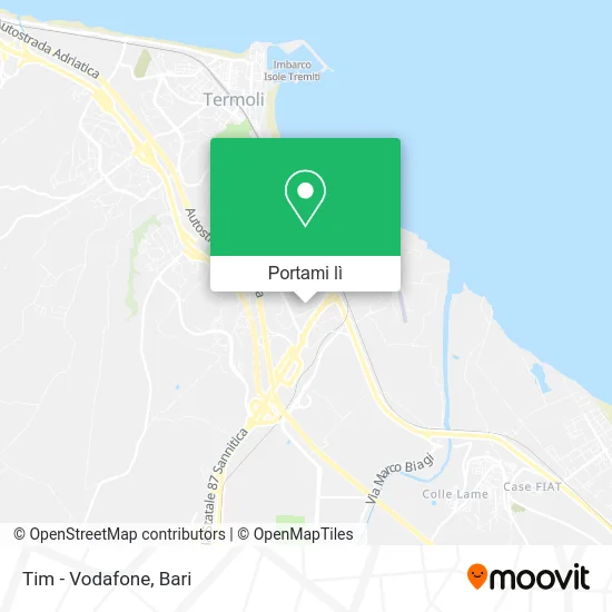 Mappa Tim - Vodafone