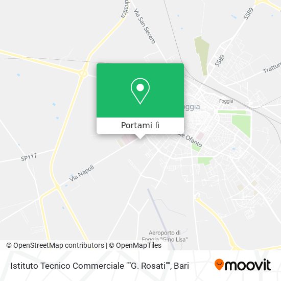 Mappa Istituto Tecnico Commerciale ""G. Rosati""