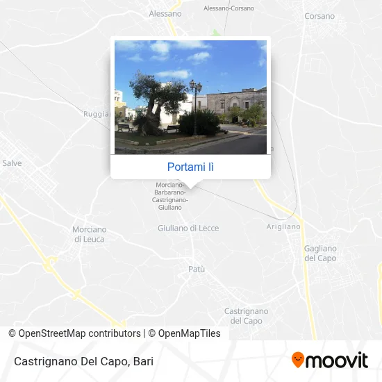 Mappa Castrignano Del Capo