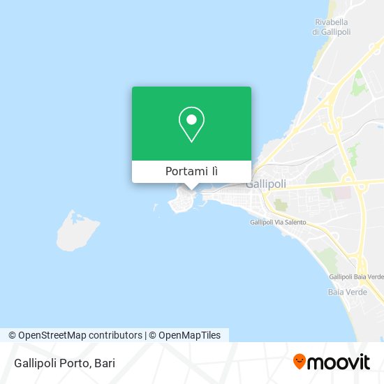 Mappa Gallipoli Porto