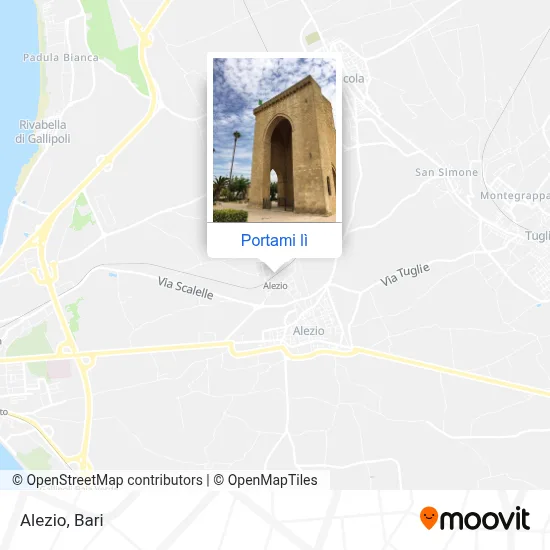 Mappa Alezio