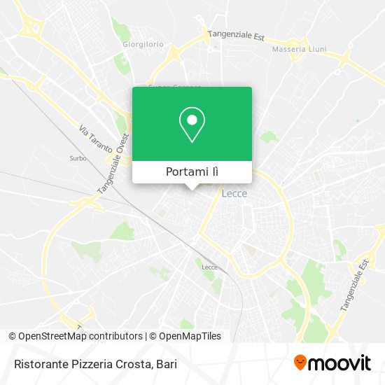Mappa Ristorante Pizzeria Crosta