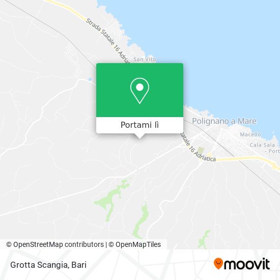 Mappa Grotta Scangia