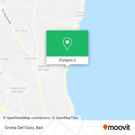 Mappa Grotta Del Ciolo