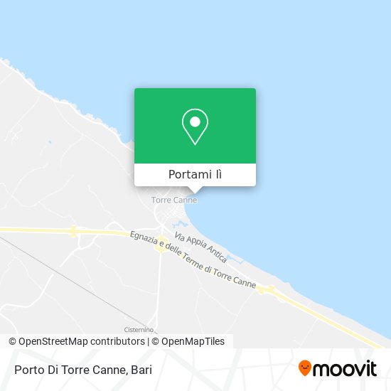 Mappa Porto Di Torre Canne