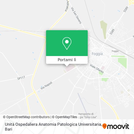 Mappa Unità Ospedaliera Anatomia Patologica Universitaria