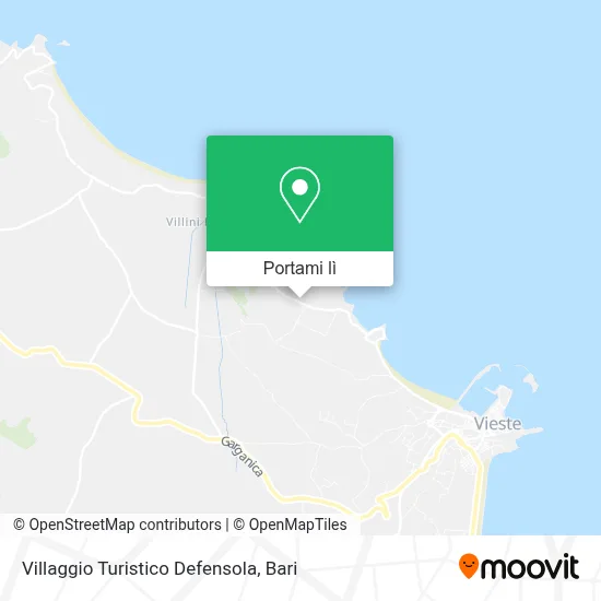 Mappa Villaggio Turistico Defensola