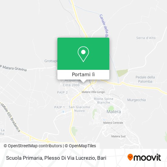 Mappa Scuola Primaria, Plesso Di Via Lucrezio