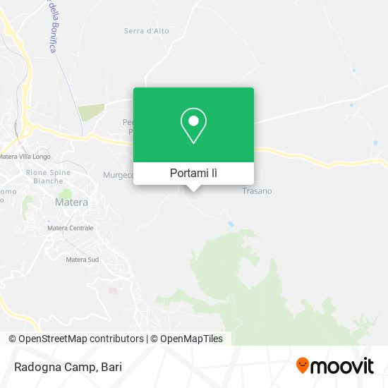 Mappa Radogna Camp