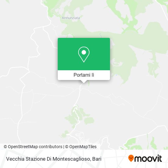 Mappa Vecchia Stazione Di Montescaglioso