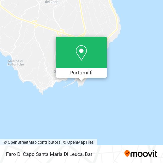 Mappa Faro Di Capo Santa Maria Di Leuca