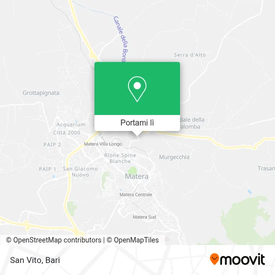 Mappa San Vito