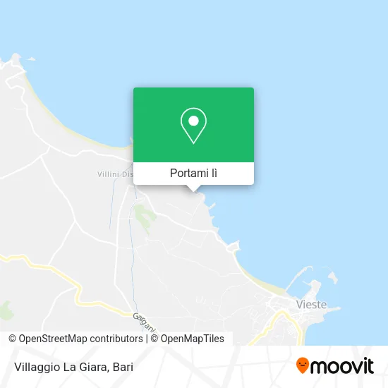 Mappa Villaggio La Giara