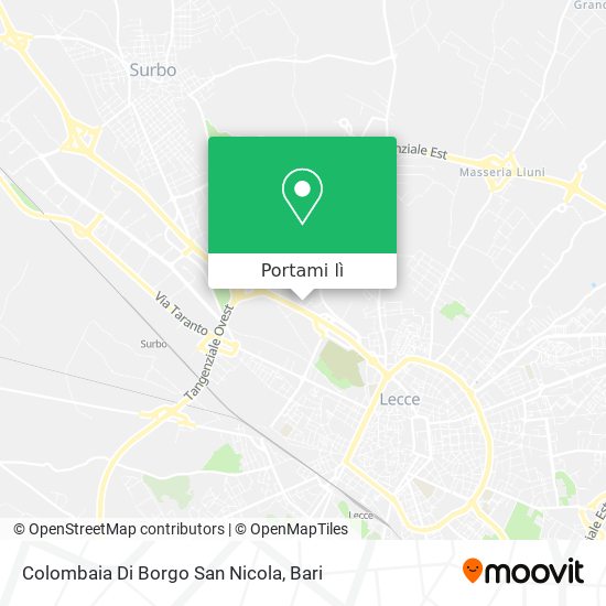 Mappa Colombaia Di Borgo San Nicola