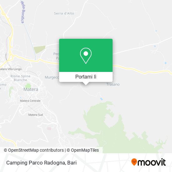 Mappa Camping Parco Radogna