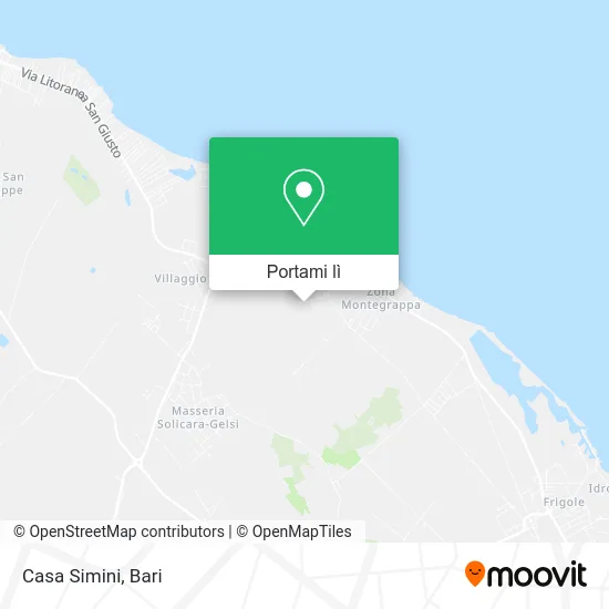 Mappa Casa Simini