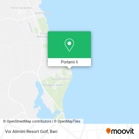 Mappa Voi Alimini Resort Golf