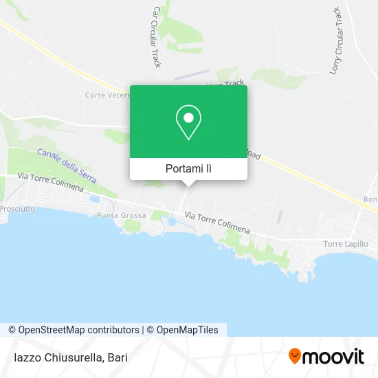 Mappa Iazzo Chiusurella