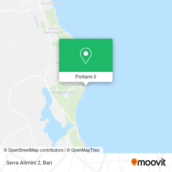 Mappa Serra Alimini 2