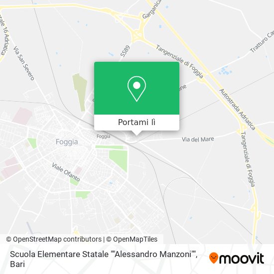 Mappa Scuola Elementare Statale ""Alessandro Manzoni""