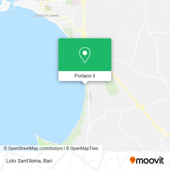 Mappa Lido Sant'Anna