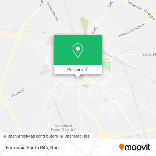 Mappa Farmacia Santa Rita
