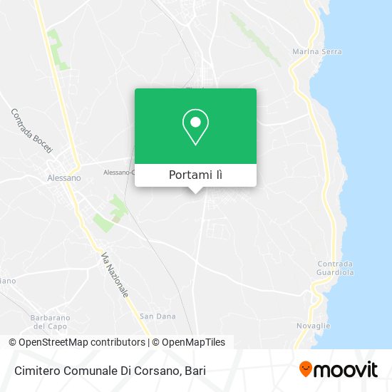 Mappa Cimitero Comunale Di Corsano