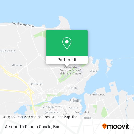 Mappa Aeroporto Papola-Casale