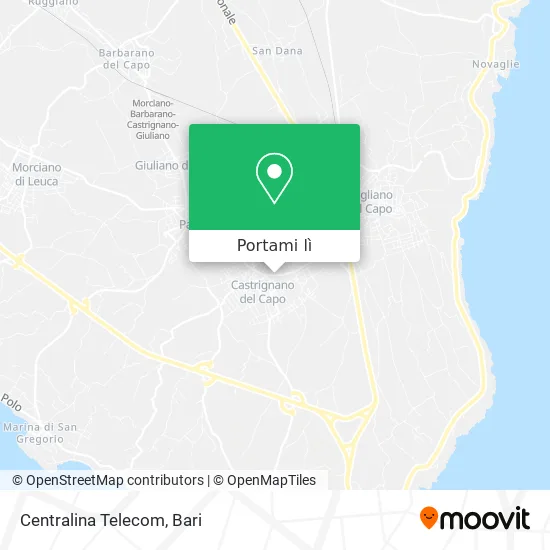 Mappa Centralina Telecom