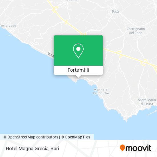 Mappa Hotel Magna Grecia