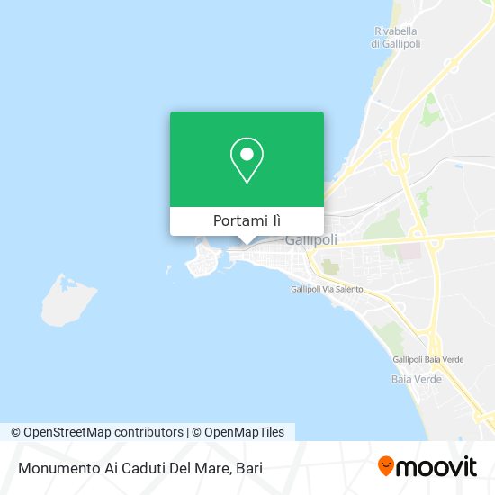 Mappa Monumento Ai Caduti Del Mare