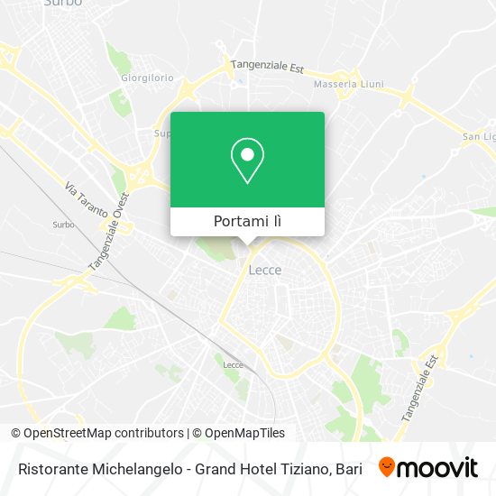 Mappa Ristorante Michelangelo - Grand Hotel Tiziano