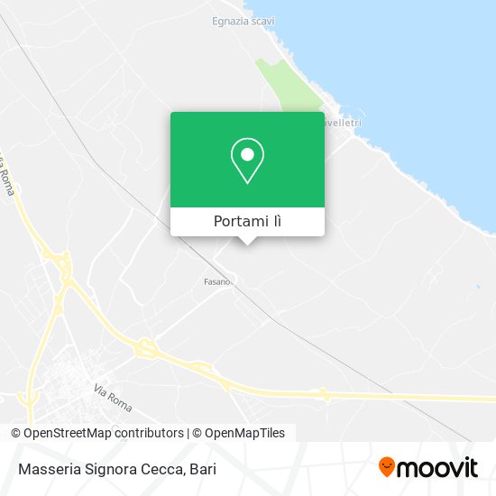 Mappa Masseria Signora Cecca