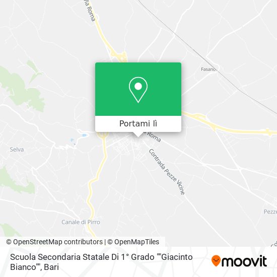 Mappa Scuola Secondaria Statale Di 1° Grado ""Giacinto Bianco""
